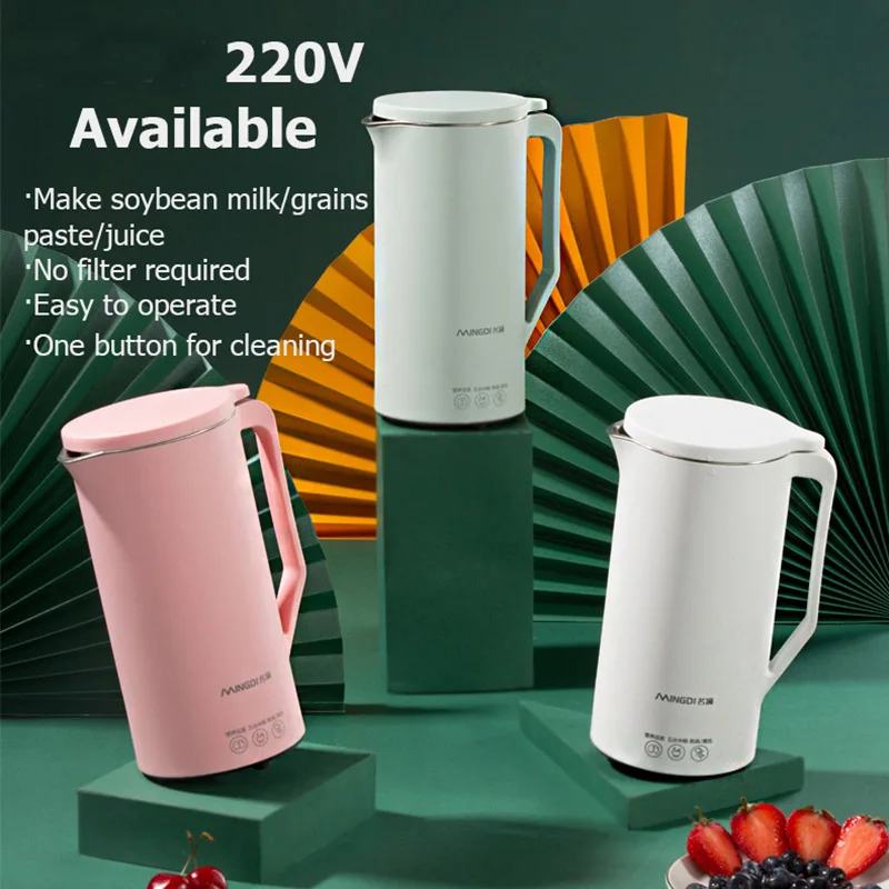 Z30 220V Soy Milk Machine Automatic Heating Filter-Free Soybean Vegan Milk Juice Maker for 1-2 People
Z30 220V Soy Milk Machine Automatic Heating Filter-Free Soybean Vegan Milk Juice Maker for 1-2 People