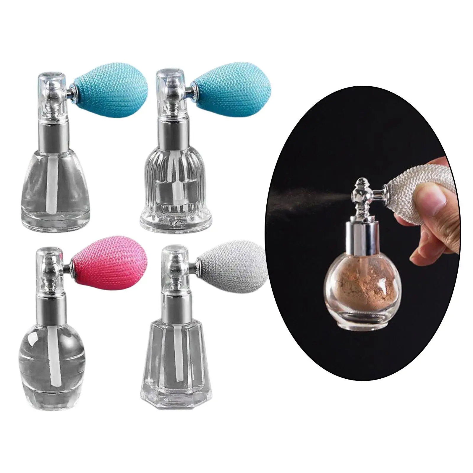 Glitter Powder Spray Bottle Glass High Gloss Dispenser Tools 
Glitter Powder Spray Bottle Glass High Gloss Dispenser Tools