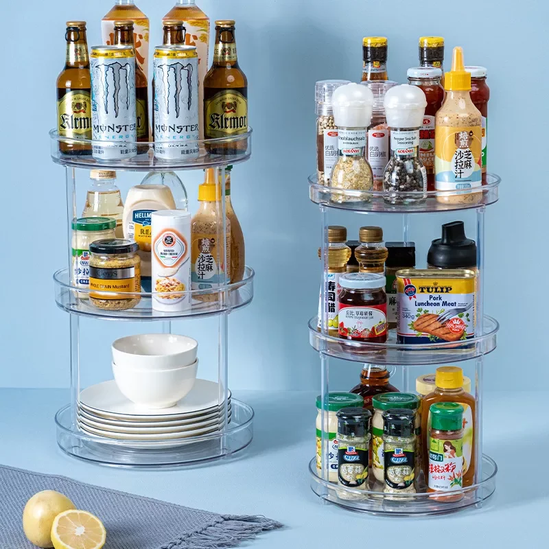 360Degrees Kitchen Condiment Round Rotating Storage Tray Convenient Turntable Spice Snack Rack Home Cabinets Cosmetics Organizer
360Degrees Kitchen Condiment Round Rotating Storage Tray Convenient Turntable Spice Snack Rack Home Cabinets Cosmetics Organizer