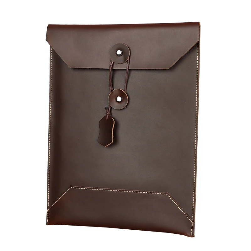 A4 Organizer Genuine Leather Handmade Nature Cowhide Document Bag File Folder Office Stationery School Supplies
A4 Organizer Genuine Leather Handmade Nature Cowhide Document Bag File Folder Office Stationery School Supplies