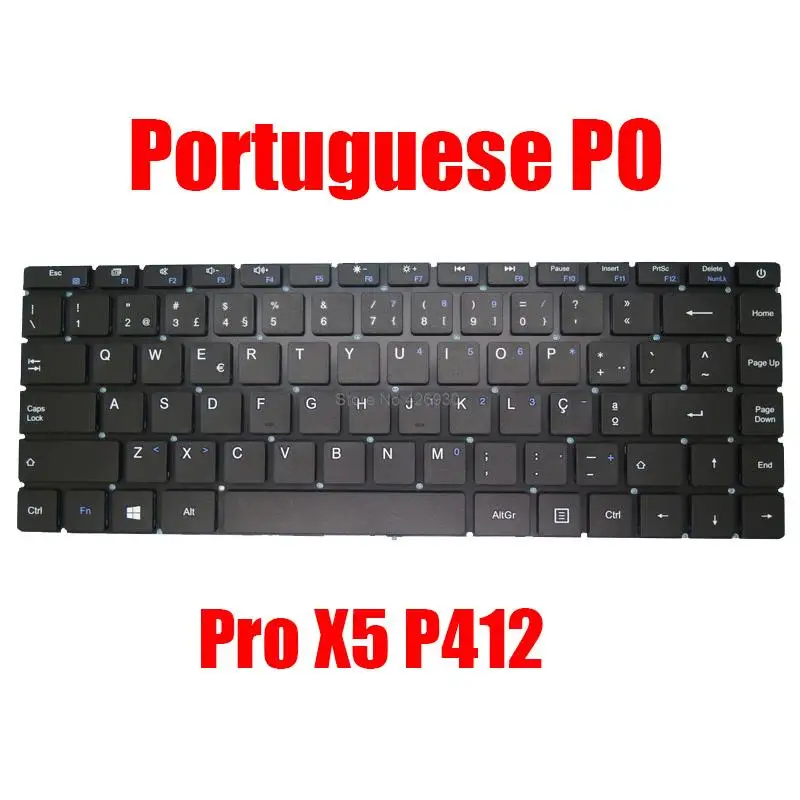 Laptop Replacement Keyboard For Axioo For Mybook Pro X5 P412 Portuguese PO Black Without Frame New
Laptop Replacement Keyboard For Axioo For Mybook Pro X5 P412 Portuguese PO Black Without Frame New