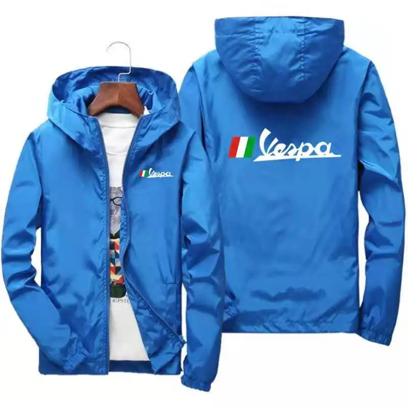 2022 Summer Vespa Battery Car Car LogoNew Casual Bomber Jacket Fashion Outdoor Ultra-Thin Zipper Sports Sunscreen Clothing
2022 Summer Vespa Battery Car Car LogoNew Casual Bomber Jacket Fashion Outdoor Ultra-Thin Zipper Sports Sunscreen Clothing