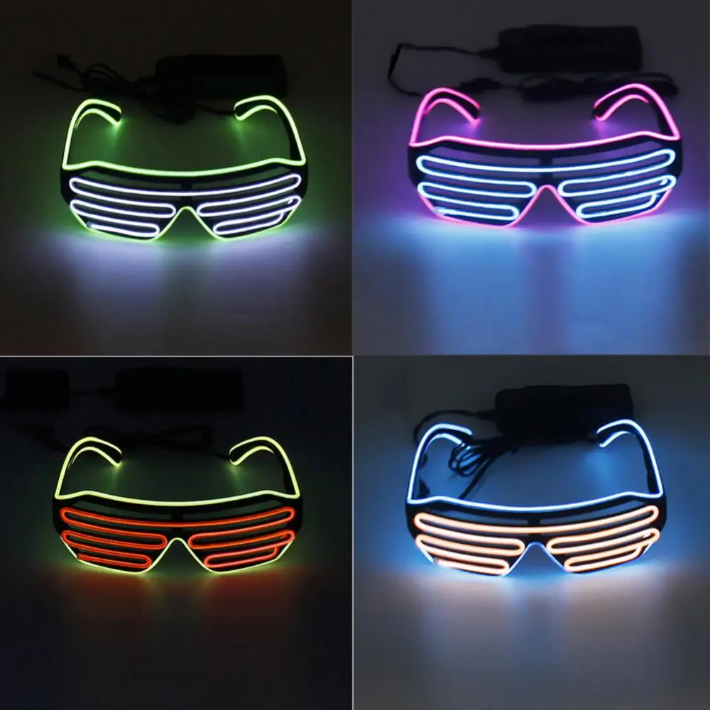 Красочные светящиеся очки, модные светодиодные солнцезащитные очки, светящиеся неоновые очки для бара KTV, украшение для рождественской веч... 
Красочные светящиеся очки, модные светодиодные солнцезащитные очки, светящиеся неоновые очки для бара KTV, украшение для рождественской веч...