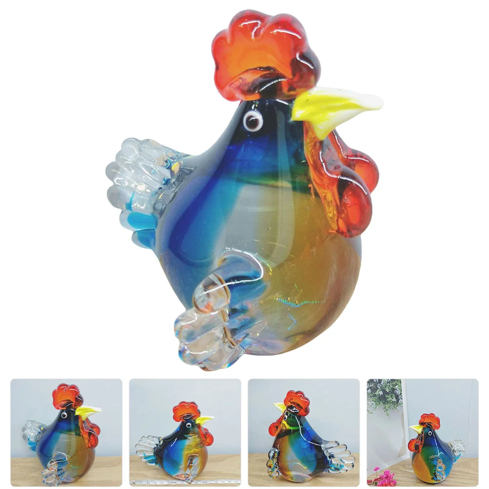 Rooster Figurine Animals Sculpture Chicken Crystal Ornament Figurines Decor Blown Animal Hen Farm Hand Garden Statue Painted
Rooster Figurine Animals Sculpture Chicken Crystal Ornament Figurines Decor Blown Animal Hen Farm Hand Garden Statue Painted