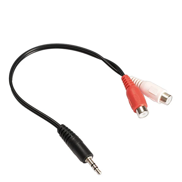 3.5mm Jack Male to 2 RCA Female Jack RCA Stereo Audio Cable Converter Adapter High Quality
3.5mm Jack Male to 2 RCA Female Jack RCA Stereo Audio Cable Converter Adapter High Quality