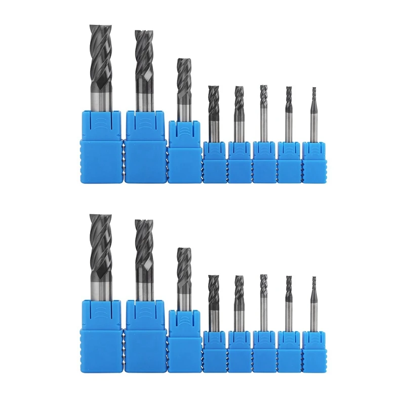 80Pcs 2-12Mm Carbide End Mill 4 Flutes End Mill Set Milling Cutter Tool Kit Carbide Milling Cutter Spiral Router Bits
80Pcs 2-12Mm Carbide End Mill 4 Flutes End Mill Set Milling Cutter Tool Kit Carbide Milling Cutter Spiral Router Bits