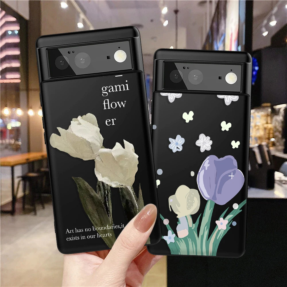 Tulip Floral Phone Case for Google Pixel 7a 7Pro 7 6a 6 6Pro 5 5a 5G 4XL 4 2 3XL 2XL 3 3a 3aXL 4a Soft TPU Back Cover Coque
Tulip Floral Phone Case for Google Pixel 7a 7Pro 7 6a 6 6Pro 5 5a 5G 4XL 4 2 3XL 2XL 3 3a 3aXL 4a Soft TPU Back Cover Coque