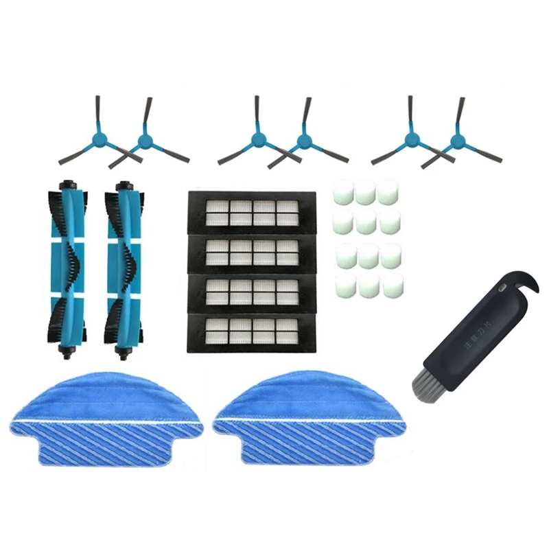 Mop Cloth Main Brush Side Brushes Filters For Cecotec Conga 3090, Filter Vacuum Cleaner Spare Parts Accessories(17 PCS)
Mop Cloth Main Brush Side Brushes Filters For Cecotec Conga 3090, Filter Vacuum Cleaner Spare Parts Accessories(17 PCS)