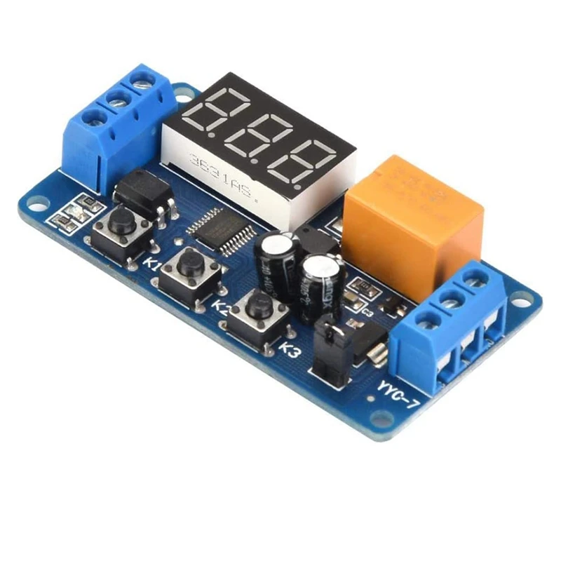 Time Delay Module LED Display Timer Relay 3V 3.7V 4.5V 5V 6V Signal Cycle Timing Switch Multi-Functional Adjustable
Time Delay Module LED Display Timer Relay 3V 3.7V 4.5V 5V 6V Signal Cycle Timing Switch Multi-Functional Adjustable