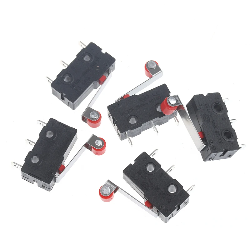 10 Pieces 3 Pin Long Hinge Roller Lever Micro Action Tact Switch KW11-3Z Sensitive Microswitch Endstop Limit Switch
10 Pieces 3 Pin Long Hinge Roller Lever Micro Action Tact Switch KW11-3Z Sensitive Microswitch Endstop Limit Switch