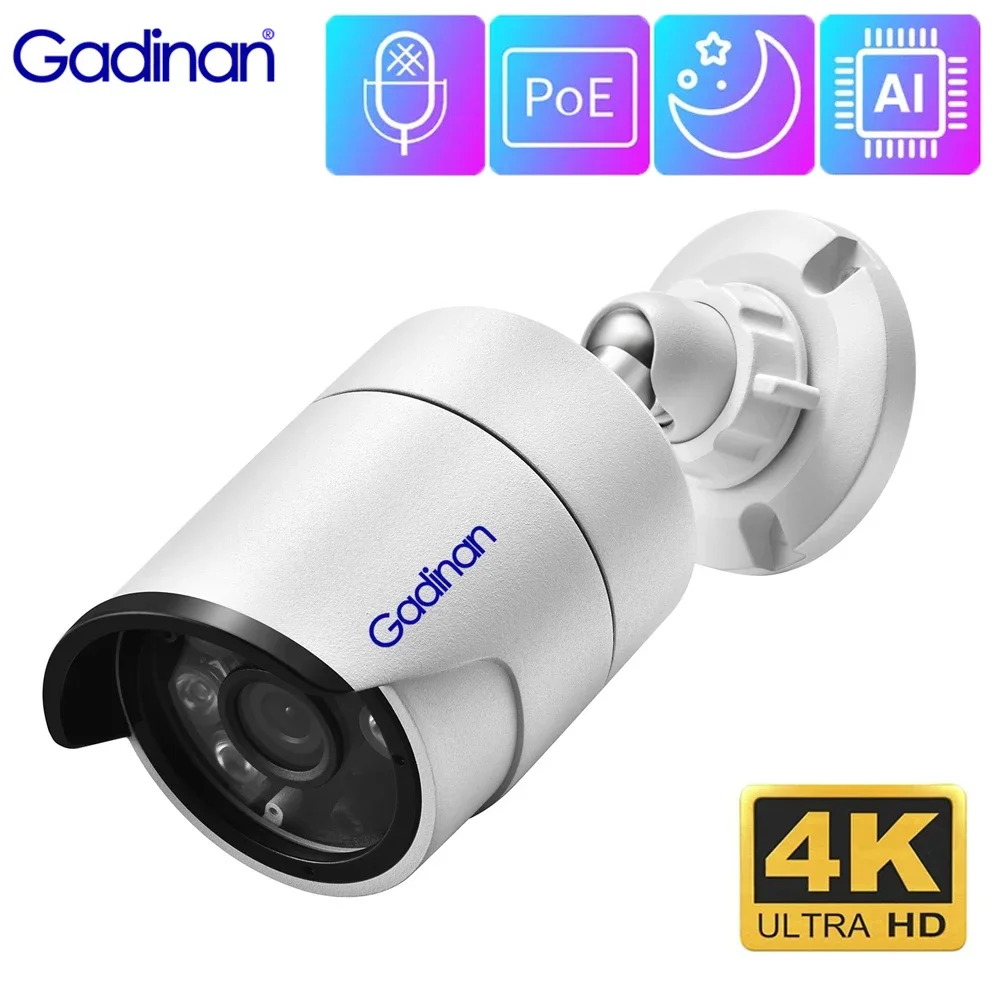 Gadinan Z633615W-8MS 4K IP-камера видеонаблюдения
Gadinan Z633615W-8MS 4K IP-камера видеонаблюдения