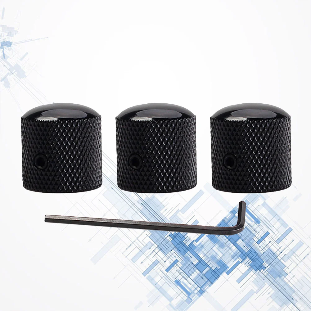 3pcs Guitar Volume Knobs Tone Control Knobs Amplifier Knobs with for Electric Guitar Bass Replacement Black
3pcs Guitar Volume Knobs Tone Control Knobs Amplifier Knobs with for Electric Guitar Bass Replacement Black