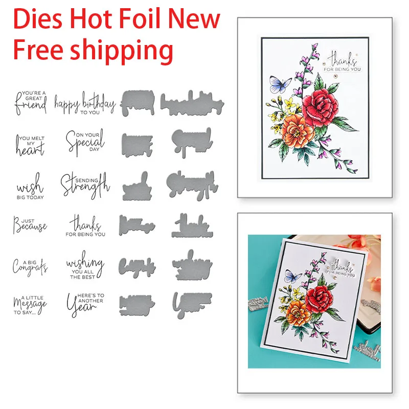 A Little Message Sentiments Press Plate Metal Cutting Dies Hot Foil For Diy Scrapbooking Crafts Maker Photo Album Handmade
A Little Message Sentiments Press Plate Metal Cutting Dies Hot Foil For Diy Scrapbooking Crafts Maker Photo Album Handmade
