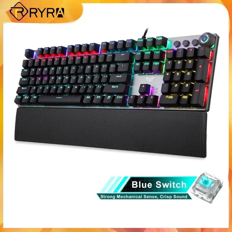 RYRA 108 Keys Gamer Keyboard Anti-Ghosting Wired Keyboard Mechanical USB Keyboard PC Laptop Gaming Key Panel With Blacklight
RYRA 108 Keys Gamer Keyboard Anti-Ghosting Wired Keyboard Mechanical USB Keyboard PC Laptop Gaming Key Panel With Blacklight