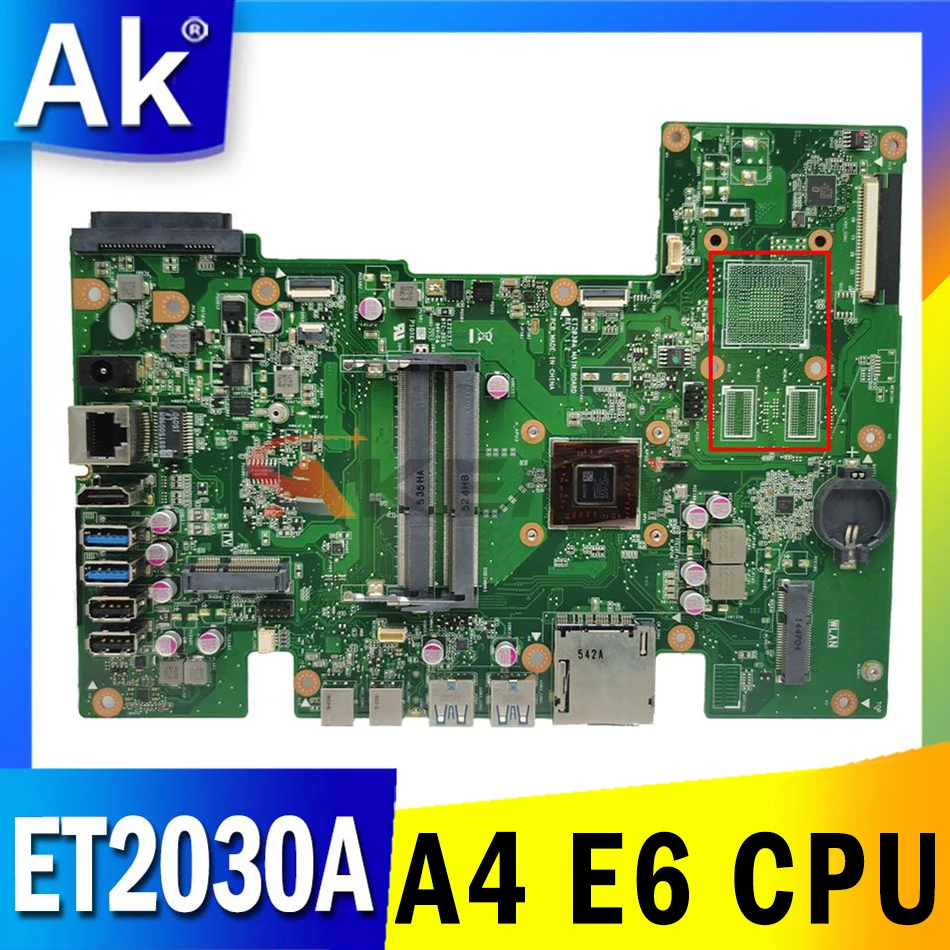 ET2030A Motherboard with A4-6210 E1-6010 CPU UMA All-in-one Mainboard for ASUS ET2030A Desktop Motherboard
ET2030A Motherboard with A4-6210 E1-6010 CPU UMA All-in-one Mainboard for ASUS ET2030A Desktop Motherboard