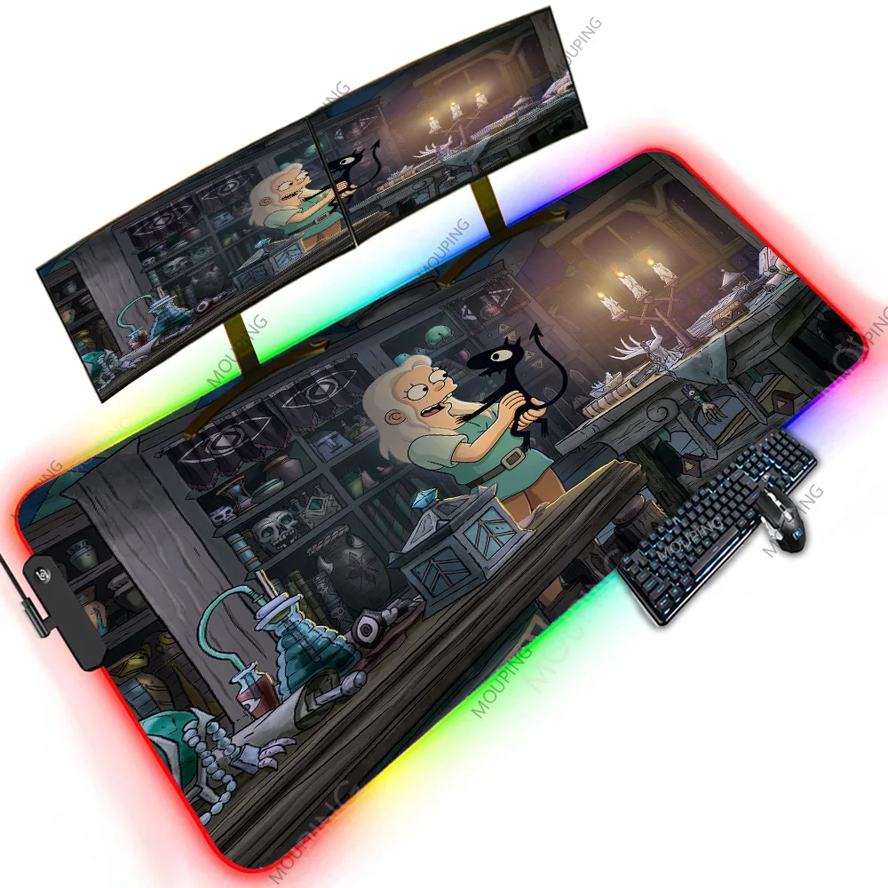 Disen Chant Ment Anime Backlit Aesthetic Cute Computer 1200x600 XXXXL Led Rgb Rubber Pads Oversize Mouse Pad Cartoon Rubber Mats
Disen Chant Ment Anime Backlit Aesthetic Cute Computer 1200x600 XXXXL Led Rgb Rubber Pads Oversize Mouse Pad Cartoon Rubber Mats