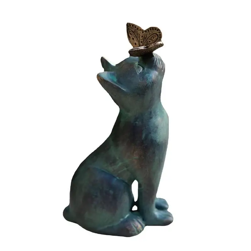 Cat And Butterfly Curiosity Statue Cat Garden Statues Cat With Butterfly On Nose Figurine Indoor Outdoor Garden Yard Lawn Beauty
Cat And Butterfly Curiosity Statue Cat Garden Statues Cat With Butterfly On Nose Figurine Indoor Outdoor Garden Yard Lawn Beauty
