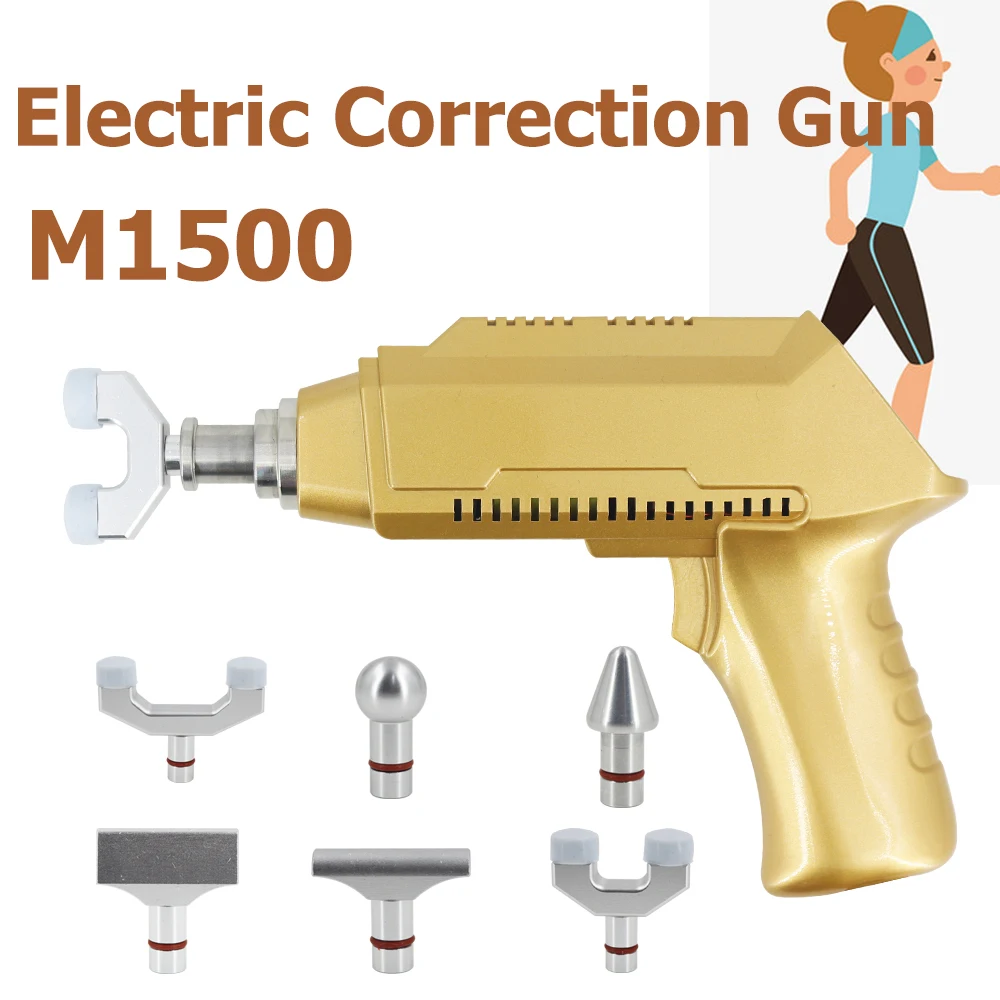 New Electric Correction Gun Adjustable Chiropractic Instrument 6 Heads 1500N Intensity Therapy Spine Adjusting Cervical Massager
New Electric Correction Gun Adjustable Chiropractic Instrument 6 Heads 1500N Intensity Therapy Spine Adjusting Cervical Massager