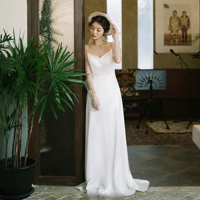 Light Wedding Dress 2022 New Bride Wedding Toast Dress Women's Satin Simple Mori Series Travel Photo Studio Photo Wedding Dress
Light Wedding Dress 2022 New Bride Wedding Toast Dress Women's Satin Simple Mori Series Travel Photo Studio Photo Wedding Dress