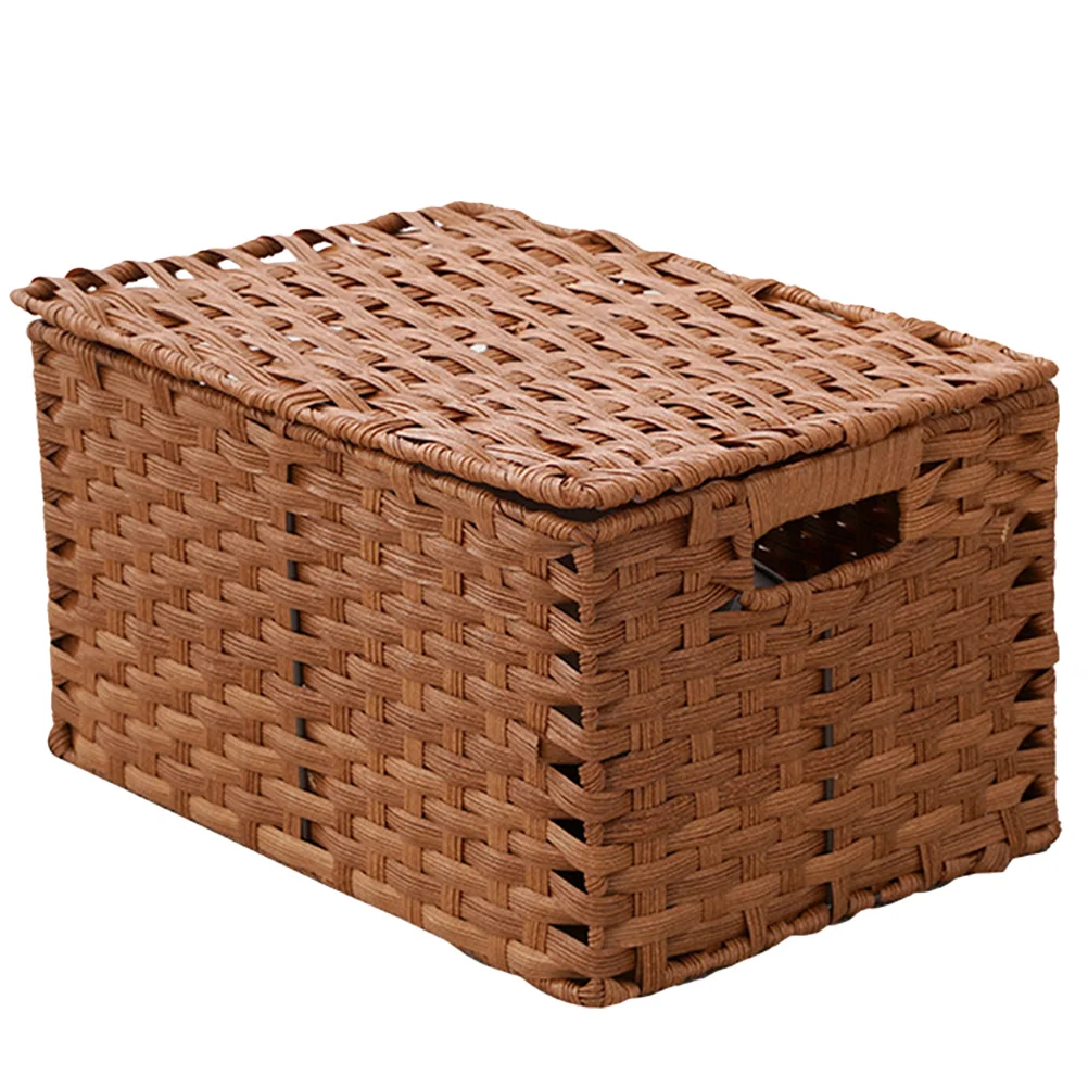 Storage Woven Organizer Box Sundries Basket Household Holder Bin Home Supplies Desktop File
Storage Woven Organizer Box Sundries Basket Household Holder Bin Home Supplies Desktop File
