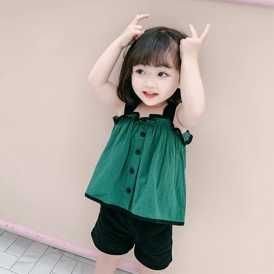 Kids Summer Clothes Vest + Short Clothing Girls 2022 New Children Clothes Girl Toddler Costumes For Children
Kids Summer Clothes Vest + Short Clothing Girls 2022 New Children Clothes Girl Toddler Costumes For Children