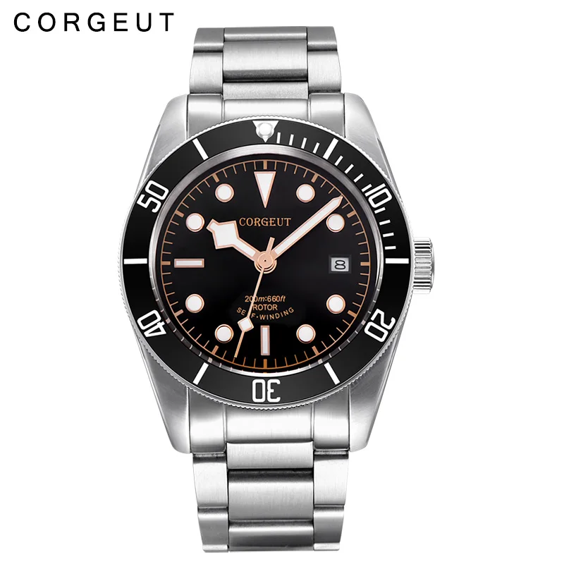 Corgeut Sleek NH35 Automatic Mechanical Watch with Business Design, 100m Water Resistance Sapphire Crystal Luminous Watches
Corgeut Sleek NH35 Automatic Mechanical Watch with Business Design, 100m Water Resistance Sapphire Crystal Luminous Watches