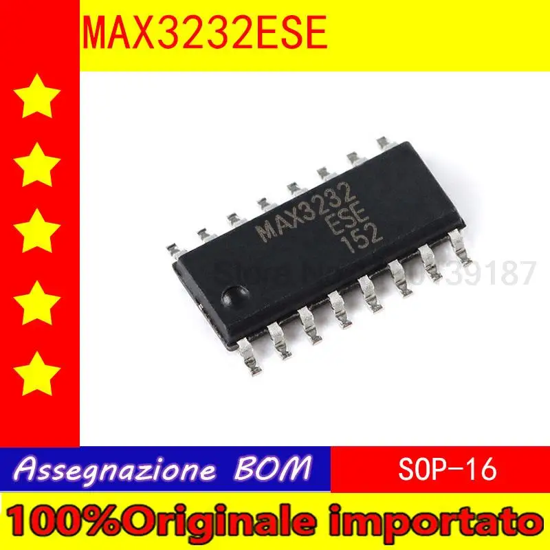 100% Оригинальный импортный UMW MAX3232ESE SOP - 16 + 3,0 V to + 5,5 V RS - 232 чип трансивера
100% Оригинальный импортный UMW MAX3232ESE SOP - 16 + 3,0 V to + 5,5 V RS - 232 чип трансивера