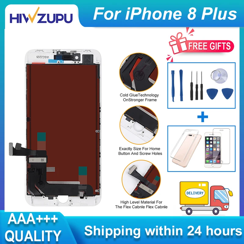 Оригинальный дисплей HIWZUPU для iPhone 8plus, сменный экран для iPhone 6 6s 7 8, ЖК-дигитайзер в сборе с инструментами, бесплатная доставка
Оригинальный дисплей HIWZUPU для iPhone 8plus, сменный экран для iPhone 6 6s 7 8, ЖК-дигитайзер в сборе с инструментами, бесплатная доставка