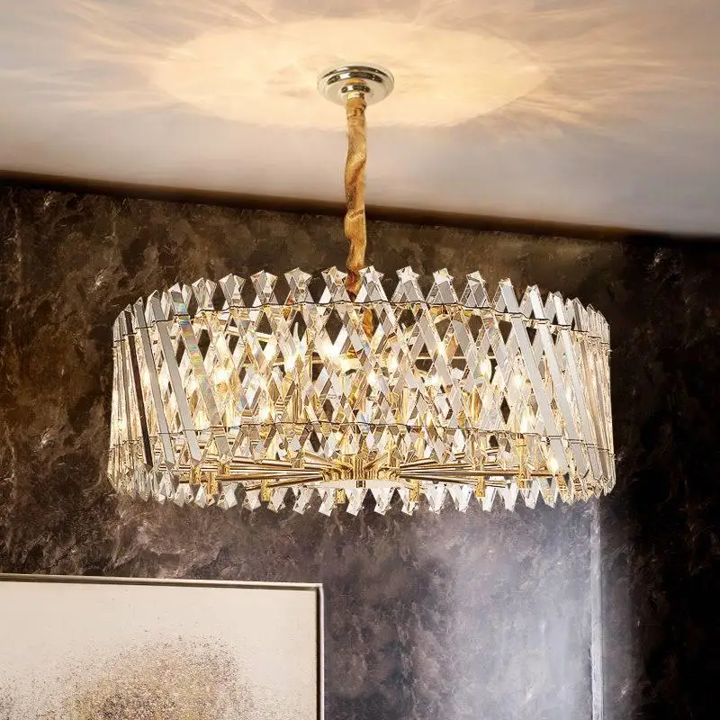 Room Decor Led Art Chandelier Pendant Lamp Light Dimmable Crystal Round Designer Lustre Suspension Luminaire Lampen Hanging For
Room Decor Led Art Chandelier Pendant Lamp Light Dimmable Crystal Round Designer Lustre Suspension Luminaire Lampen Hanging For
