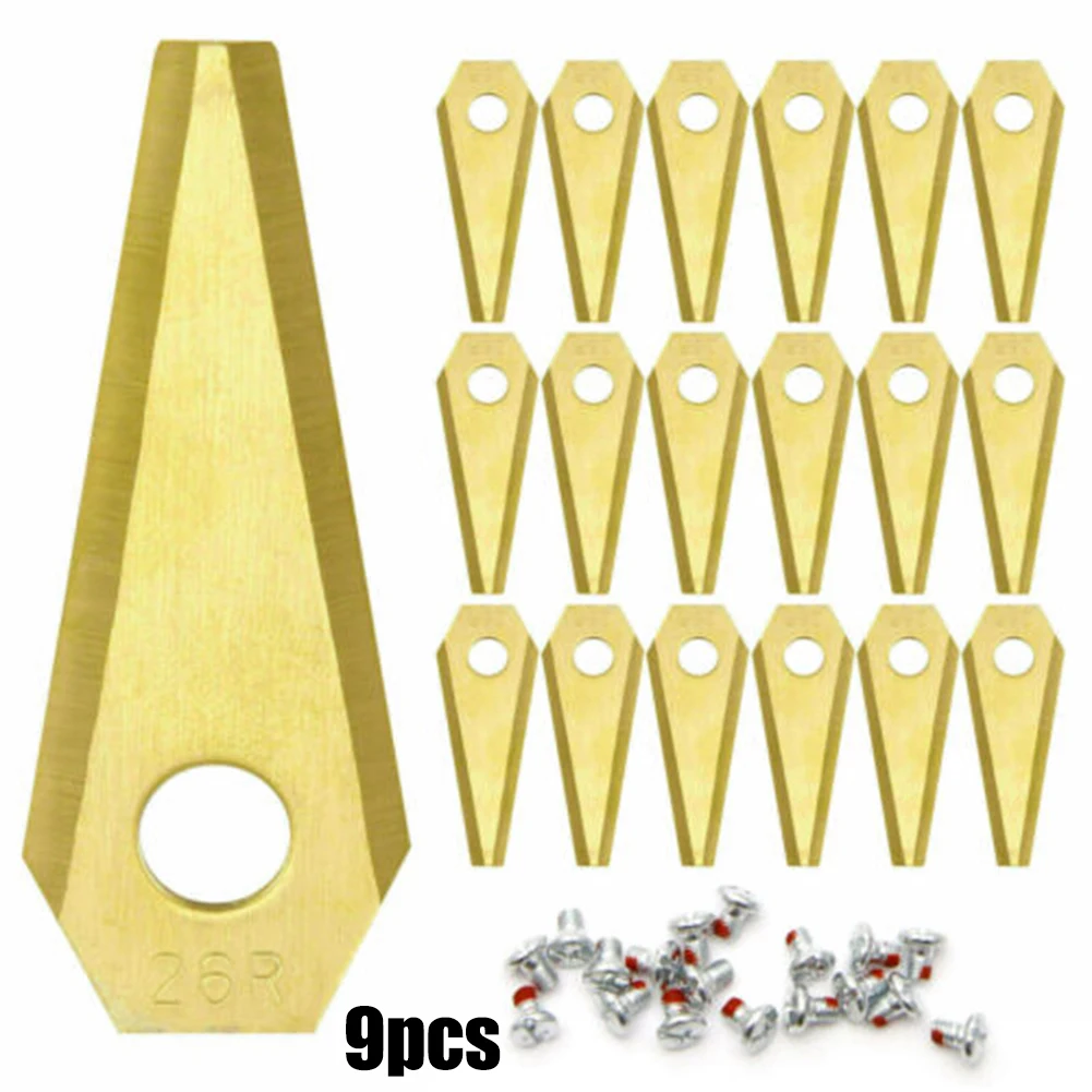 9/18/30pcs Lawn Mower Blades Metal Replacement Blade For Bosch Indego Robotic Lawnmower Blades Garden Power Euipment
9/18/30pcs Lawn Mower Blades Metal Replacement Blade For Bosch Indego Robotic Lawnmower Blades Garden Power Euipment