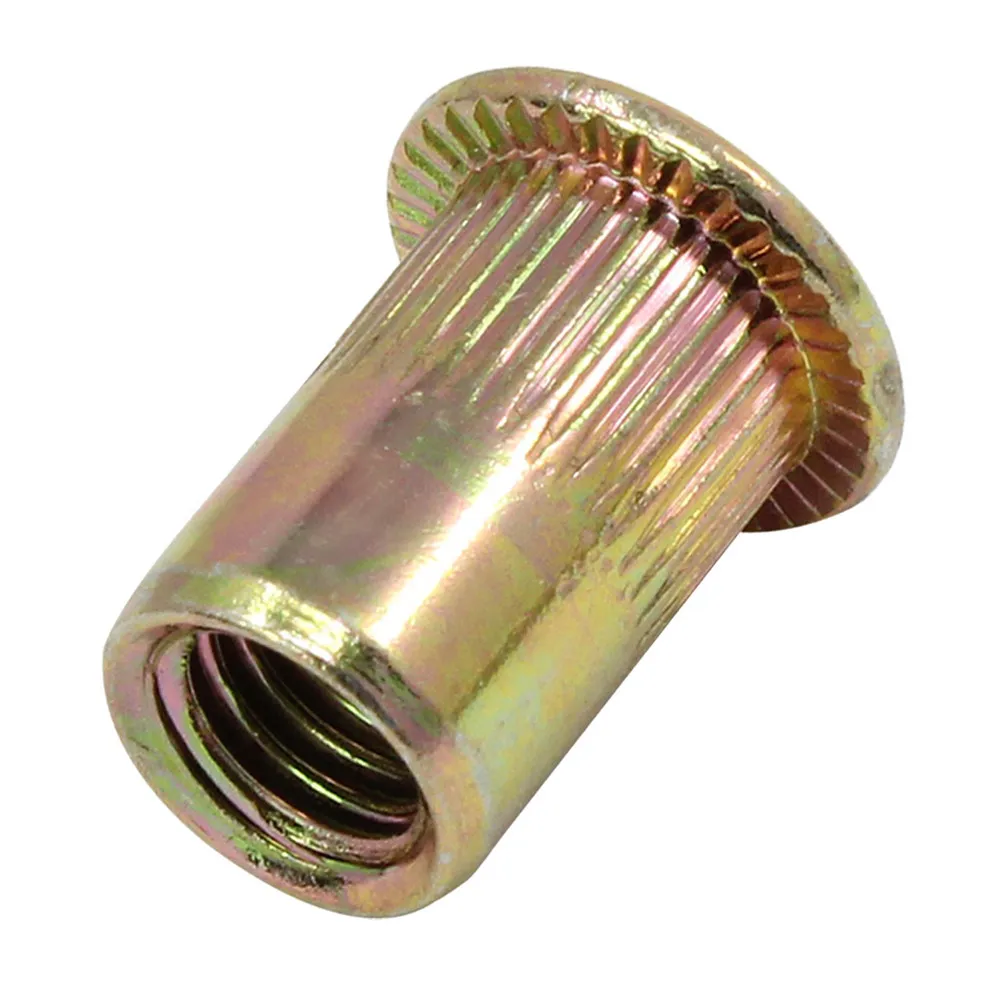 50 X M6 Nutserts Rivet Nuts Flange Blind Rivnuts Zinc Plated Steel Nut Nutsert Plated Flat Head Threaded Insert Nut Kit
50 X M6 Nutserts Rivet Nuts Flange Blind Rivnuts Zinc Plated Steel Nut Nutsert Plated Flat Head Threaded Insert Nut Kit
