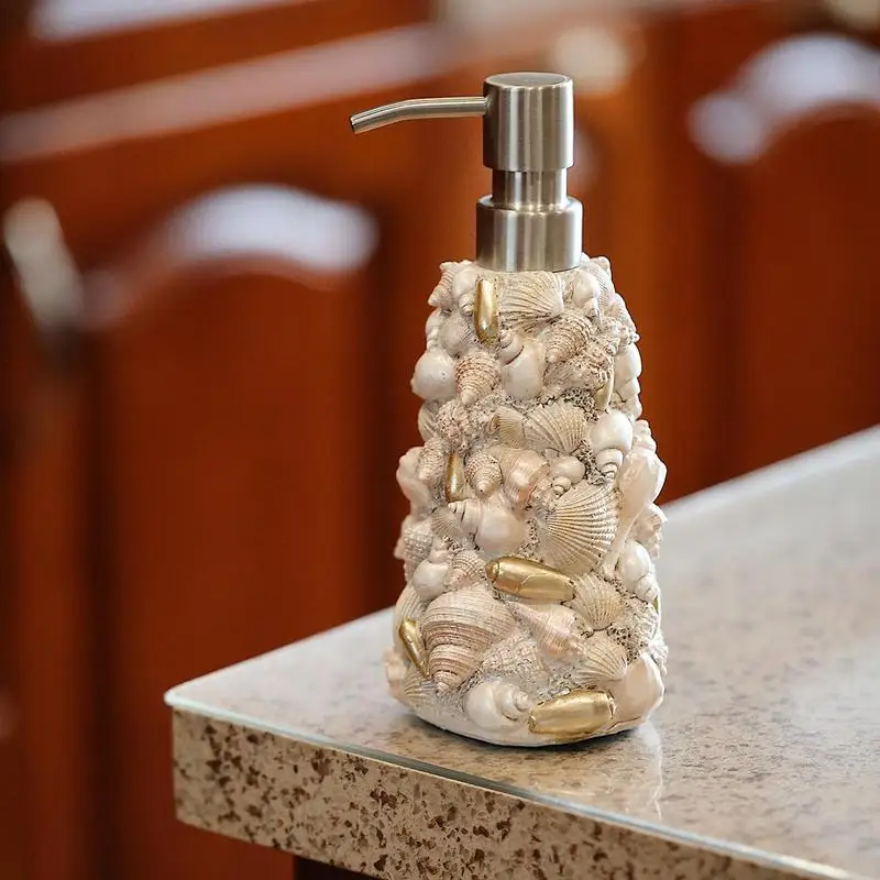 Soap Dispenser Shell Pump Bottle Soap Dispenser With Stainless Steel Pump Head Home Lotion Dispenser Bathroom Accessories
Soap Dispenser Shell Pump Bottle Soap Dispenser With Stainless Steel Pump Head Home Lotion Dispenser Bathroom Accessories