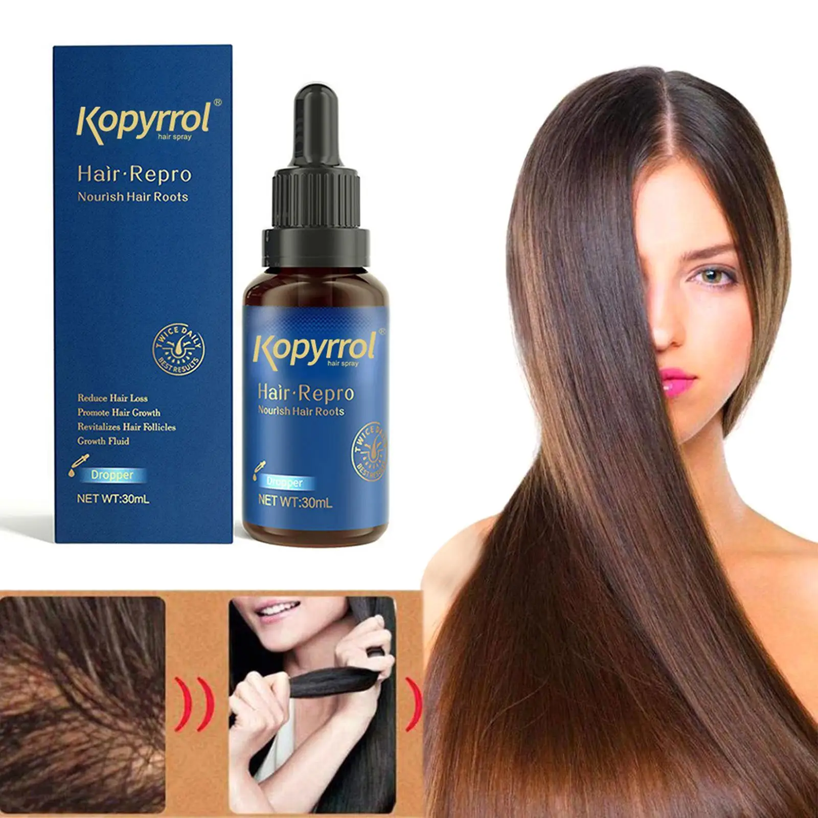 30ml Anti-Hair Loss Treatment Essence Men Women Prevent Hair Loss Hair Growth Serum Repair Damaged Hair Root Scalp Care Products
30ml Anti-Hair Loss Treatment Essence Men Women Prevent Hair Loss Hair Growth Serum Repair Damaged Hair Root Scalp Care Products