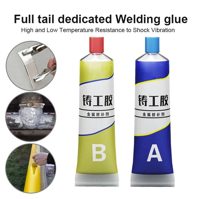 AB Strong Bonding Sealant Professional Casting Repair Glue Casting Glue Filling Cracks Strong Metal Repair Agent For Home
AB Strong Bonding Sealant Professional Casting Repair Glue Casting Glue Filling Cracks Strong Metal Repair Agent For Home