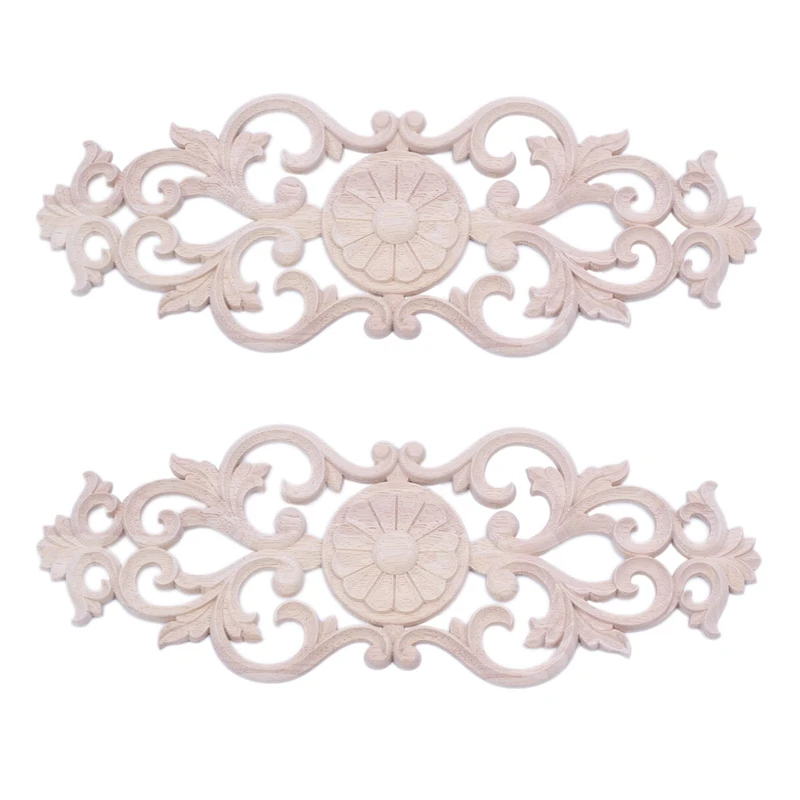 2 шт., резная аппликация из резинового дерева в стиле ретро
2 шт., резная аппликация из резинового дерева в стиле ретро