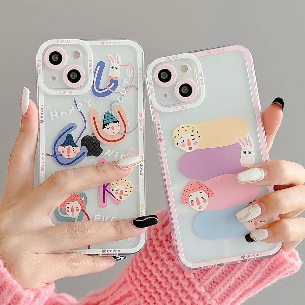 Cute Cartoon Pattern Case for iPhone 13 12 11 X XS Pro Max 7 8 Plus Case Clear Silicone TPU Women Girls Protective Phone Cover
Cute Cartoon Pattern Case for iPhone 13 12 11 X XS Pro Max 7 8 Plus Case Clear Silicone TPU Women Girls Protective Phone Cover