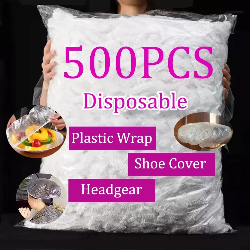 Disposable Food Cover Elastic Plastic Wrap Food Grade Food Lids Shoe Cover Shower Headgear Bowls Caps Food Fresh Saver Bag Dust
Disposable Food Cover Elastic Plastic Wrap Food Grade Food Lids Shoe Cover Shower Headgear Bowls Caps Food Fresh Saver Bag Dust