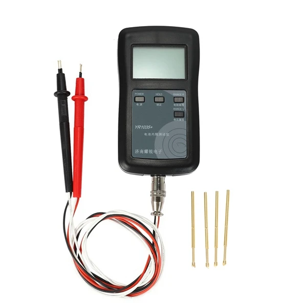 Four-Line YR1035 Lithium Battery Internal Resistance Meter Tester YR 1035 Detector 18650 Dry Battery
Four-Line YR1035 Lithium Battery Internal Resistance Meter Tester YR 1035 Detector 18650 Dry Battery