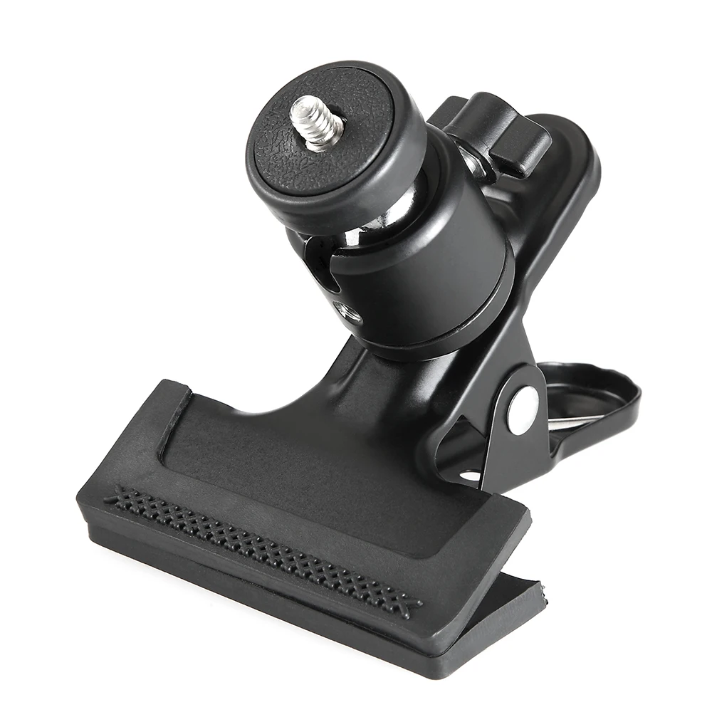 Universal Photography Light Stand Clip Camera Holder Metal Grip Clamp Mount with Standard Ball Head 1/4 Screw For Studio Camera
Universal Photography Light Stand Clip Camera Holder Metal Grip Clamp Mount with Standard Ball Head 1/4 Screw For Studio Camera