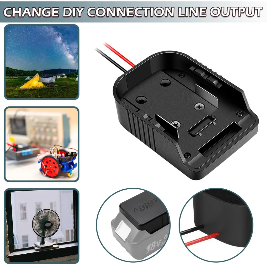 1pcs Power Wheels Adapter 18V Li-ion Battery DIY Adapter Power Mount Connector With 12AWG Wires For Makita
1pcs Power Wheels Adapter 18V Li-ion Battery DIY Adapter Power Mount Connector With 12AWG Wires For Makita
