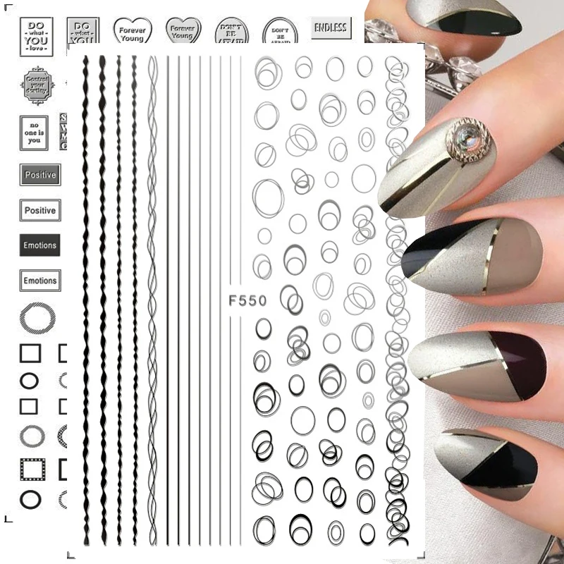 3D Bronzing Geometric Stripe Line Nail Stickers Flower Bee Butterfly Nail Decals English Letters Self-Adhesive Nail Decorations
3D Bronzing Geometric Stripe Line Nail Stickers Flower Bee Butterfly Nail Decals English Letters Self-Adhesive Nail Decorations