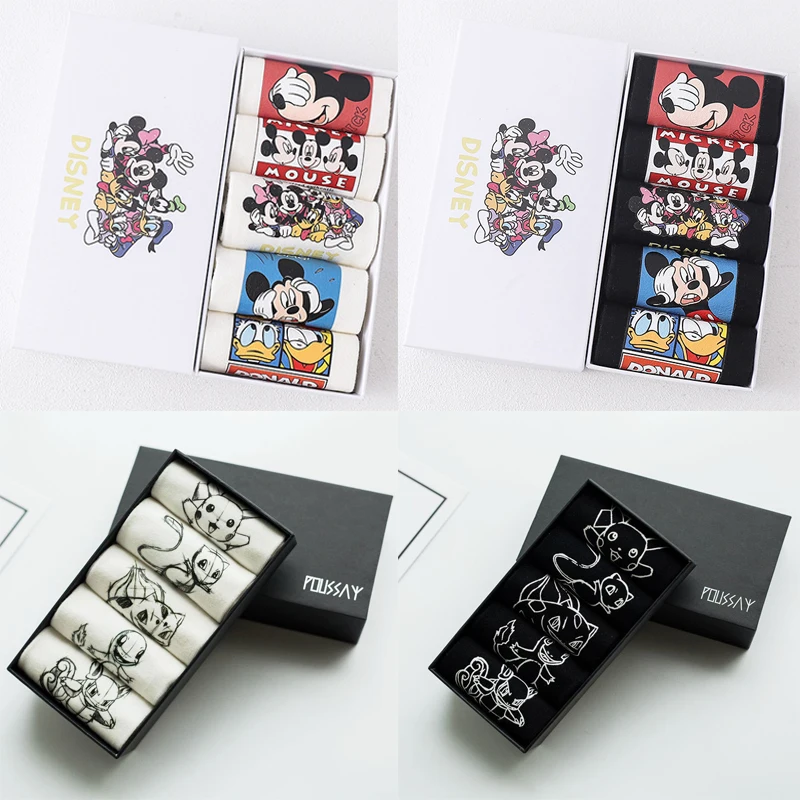 5 Pairs of Boxed Men's Socks Simpsons Pokemon Disney Cartoon Funny Harajuku Summer Thin Happy Socks Women's Fashion Fun Casual
5 Pairs of Boxed Men's Socks Simpsons Pokemon Disney Cartoon Funny Harajuku Summer Thin Happy Socks Women's Fashion Fun Casual
