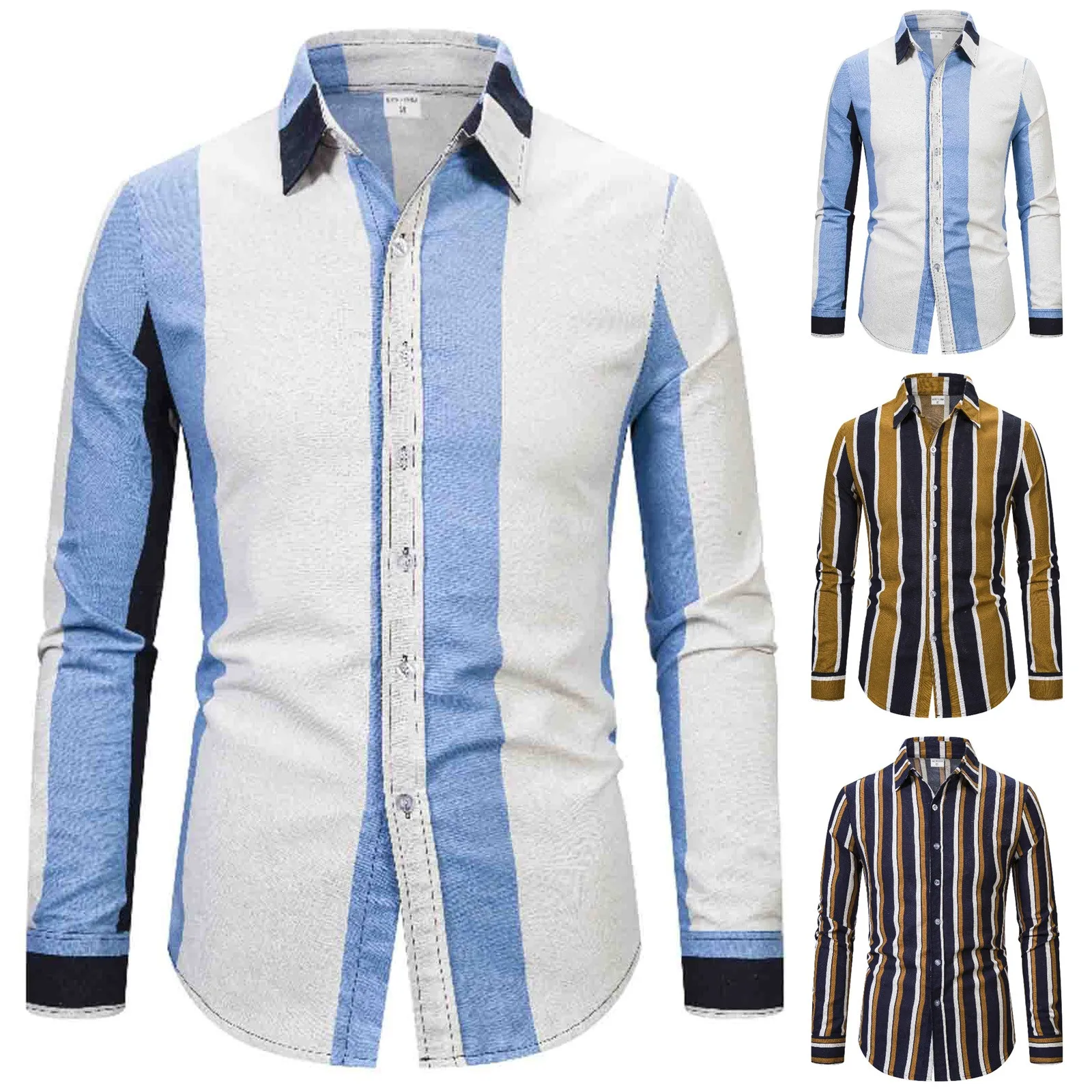 Plain Cotton T Shirts for Men Men Autumn Winter Single Breasted Casual Lapel Full Print Beach Long Sleeve Vacation Plain T Shirt
Plain Cotton T Shirts for Men Men Autumn Winter Single Breasted Casual Lapel Full Print Beach Long Sleeve Vacation Plain T Shirt