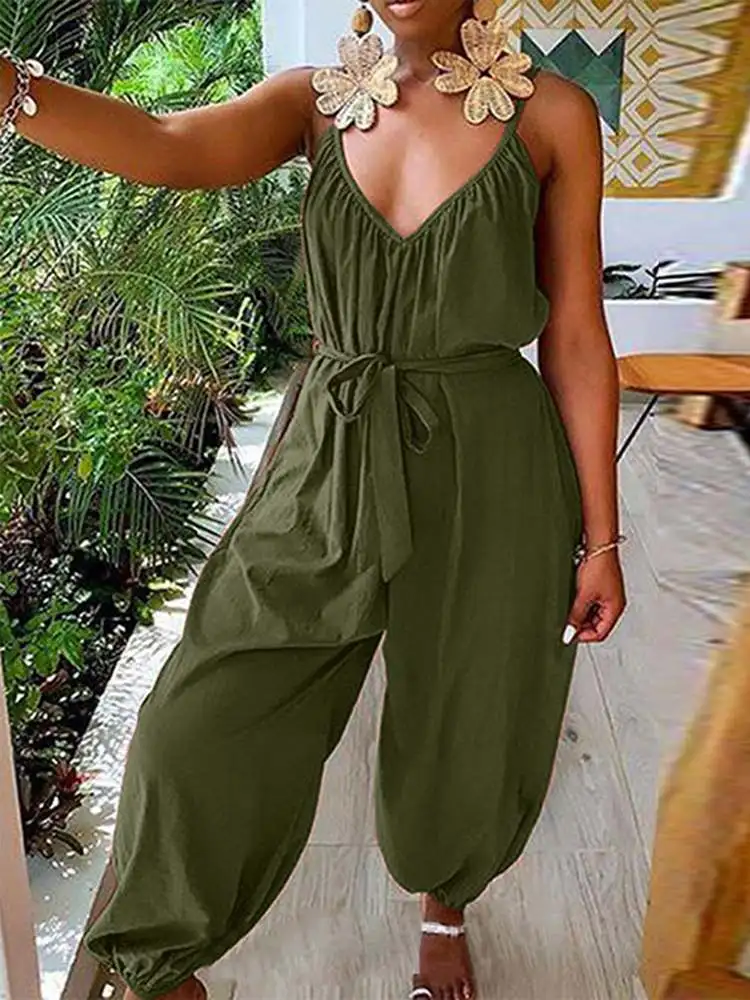 VONDA Female Oversize Casual Loose Trousers Office Jumpsuits Women Spring Overalls Pantalones Femme Clothing Casual Harem Pants
VONDA Female Oversize Casual Loose Trousers Office Jumpsuits Women Spring Overalls Pantalones Femme Clothing Casual Harem Pants
