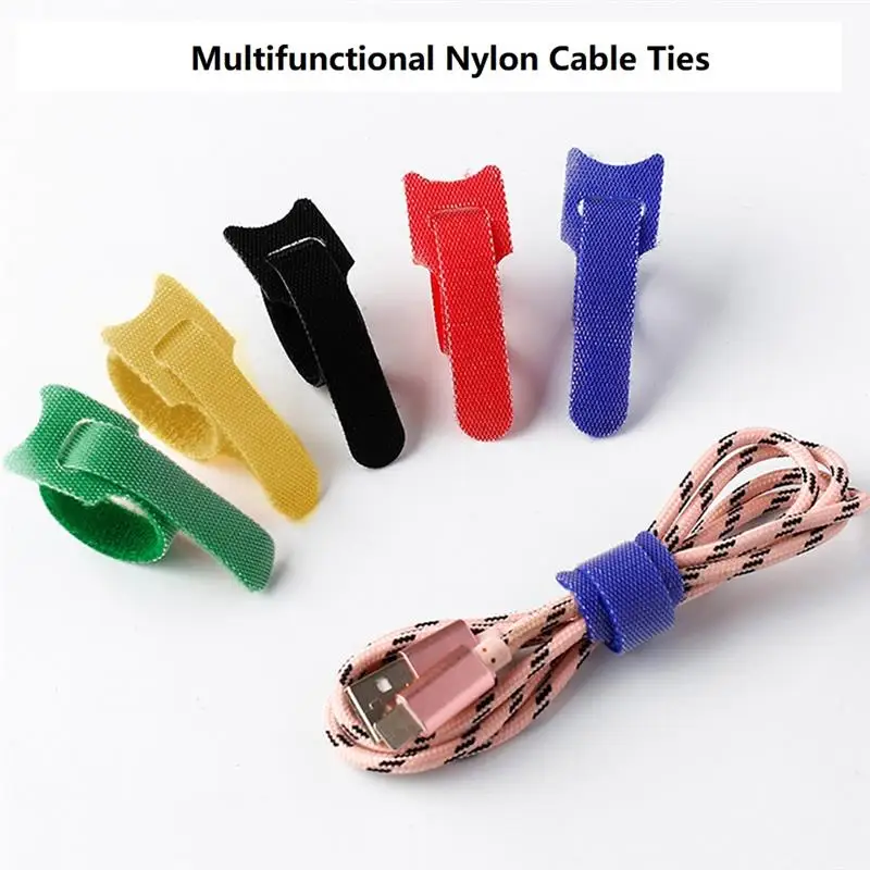 50Pcs T-type Cable Tie Straps Reusable Cord Organizer 15*1.2cm Multicolor Nylon Cloth Data Wire Management Straps Fixing Bands
50Pcs T-type Cable Tie Straps Reusable Cord Organizer 15*1.2cm Multicolor Nylon Cloth Data Wire Management Straps Fixing Bands