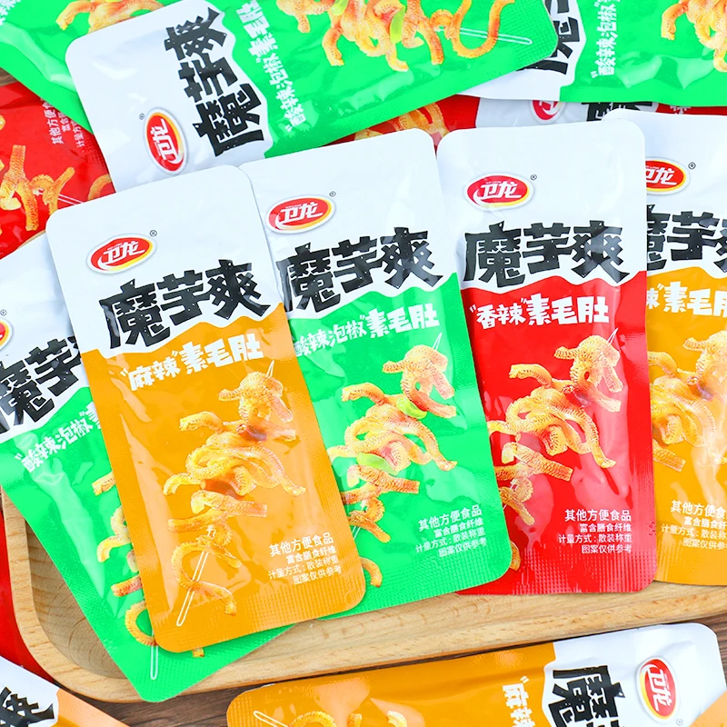 Weilong konjac cool 30 packs of vegetarian spicy strips for hairy belly, supermarket, same style, spicy and spicy
Weilong konjac cool 30 packs of vegetarian spicy strips for hairy belly, supermarket, same style, spicy and spicy