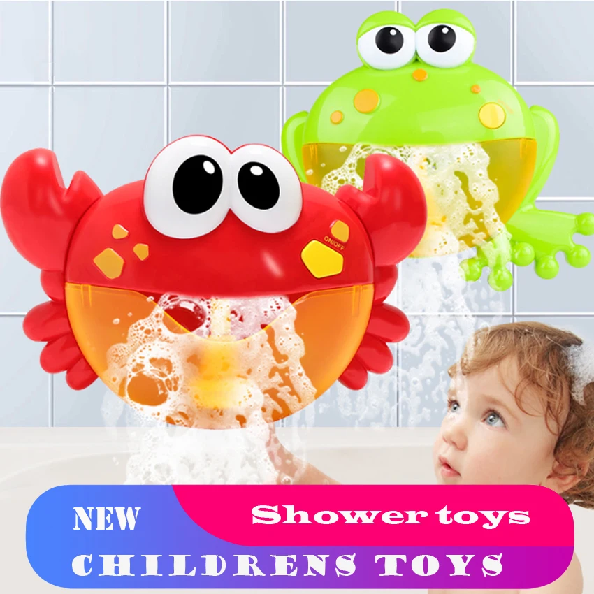 NEW Toiletries Baby Bath Toy Bubble Crabs Funny Kids Bathroom Toys Bathtub Soap Machine Automatic Bubble Frog Bath Music Bubble
NEW Toiletries Baby Bath Toy Bubble Crabs Funny Kids Bathroom Toys Bathtub Soap Machine Automatic Bubble Frog Bath Music Bubble
