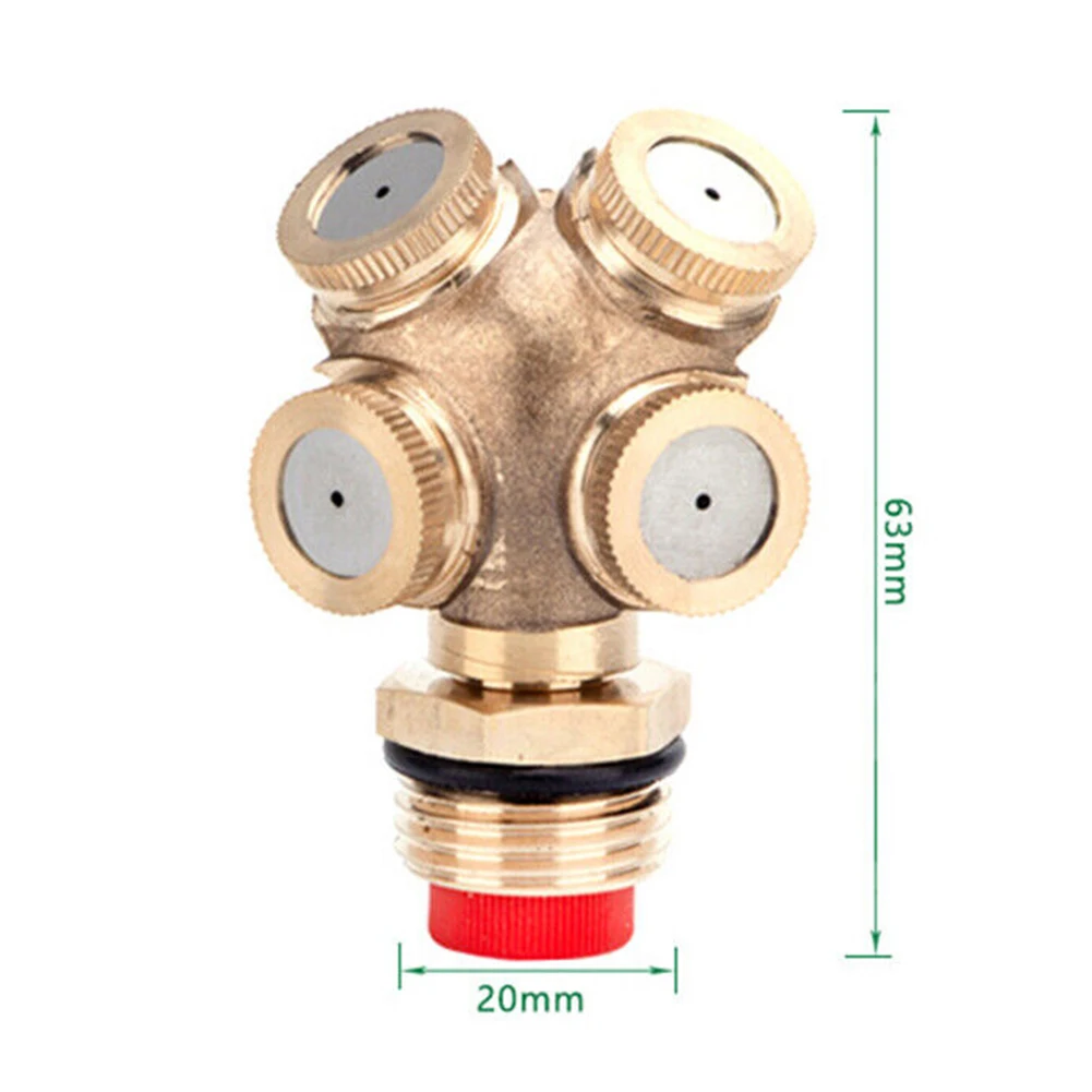 Spray Nozzle With Filter 1/2/3/4-hole Mist Nozzle Dust Removal Cooling Atomization Nozzle For Garden Seedling Irrigation
Spray Nozzle With Filter 1/2/3/4-hole Mist Nozzle Dust Removal Cooling Atomization Nozzle For Garden Seedling Irrigation