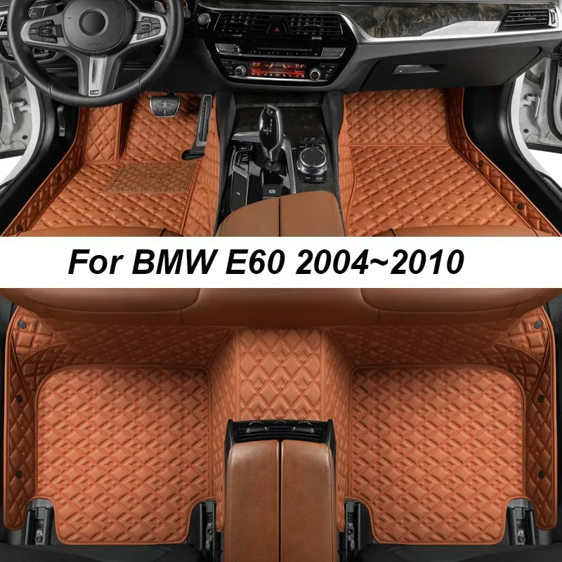 Custom Luxury Floor Mats For BMW E60 2004~2010 NO Wrinkles Car Mats Accessories Interior Replacement Parts Full Set
Custom Luxury Floor Mats For BMW E60 2004~2010 NO Wrinkles Car Mats Accessories Interior Replacement Parts Full Set