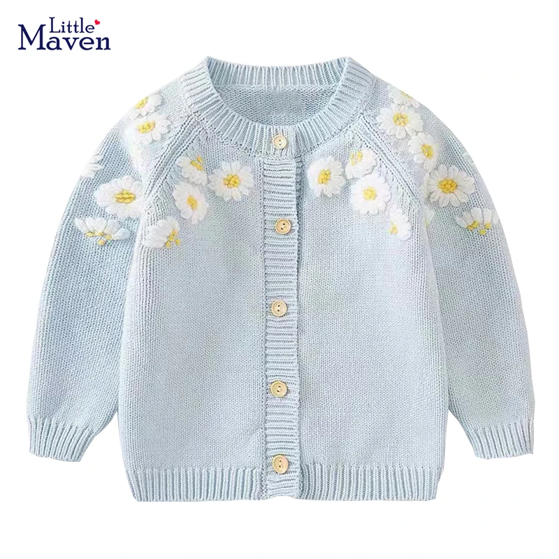 Little maven 2022 Baby Girls Sweater Lovely Light Blue Casual Clothes Autumn Children Cardigan Pretty Coat for Kids 2-7 year
Little maven 2022 Baby Girls Sweater Lovely Light Blue Casual Clothes Autumn Children Cardigan Pretty Coat for Kids 2-7 year